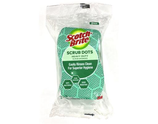 Miếng Rửa Chén Hạt Nổi Không Trầy (Gói 2) 3M