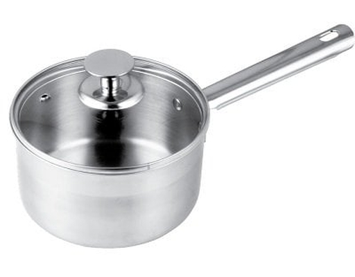 Quánh Inox 304 3 Lớp Nắp Kính Bếp Từ 16cm Ticook
