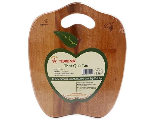 Thớt Quả Táo Gỗ Cao Su 28cm Gỗ Trường Sơn