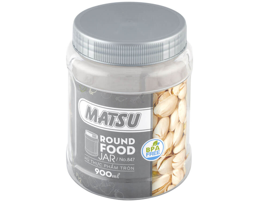 Hũ Thực Phẩm Matsu Tròn 900ml Duy Tân