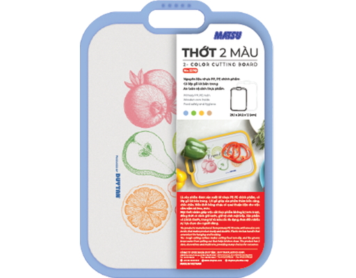 Thớt 2 Màu Lớn 36.7X25.3cm Duy Tân
