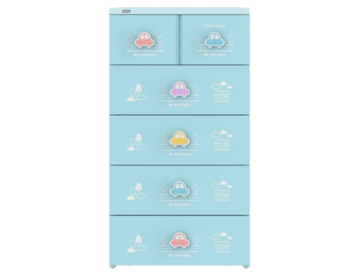 [Đặt Trước] Tủ Mina Baby-L 5 Ngăn 70X48X130cm (Note chọn màu) Duy Tân