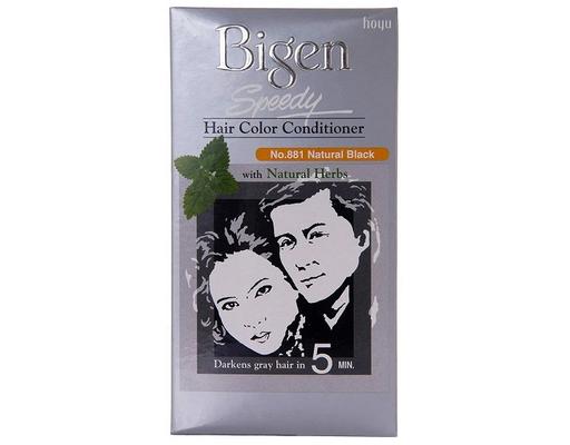 Kem Nhuộm Tóc Speedy Màu Đen Tự Nhiên 881 80ml Bigen