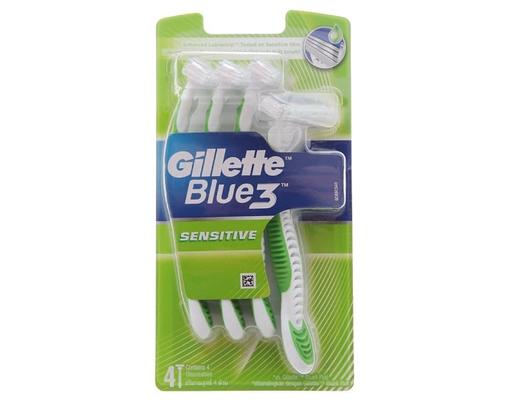 Dao Cạo Blue3 Sensitive 4S 4 Cây GILLETTE