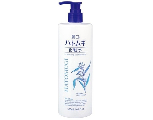 Nước Hoa Hồng Toner Chiết Xuất Ý Dĩ 500ml Hatomugi