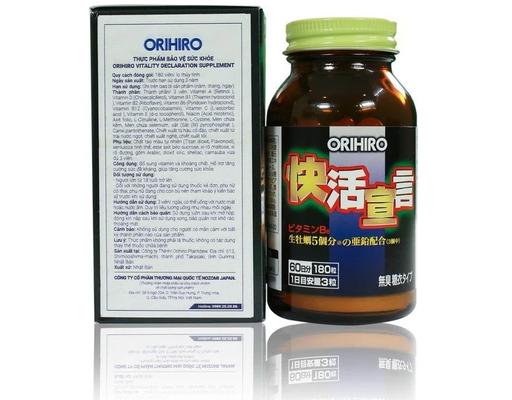 Viên Uống Tinh Chất Hàu Bổ Sung Vitamin 180 Viên Orihiro