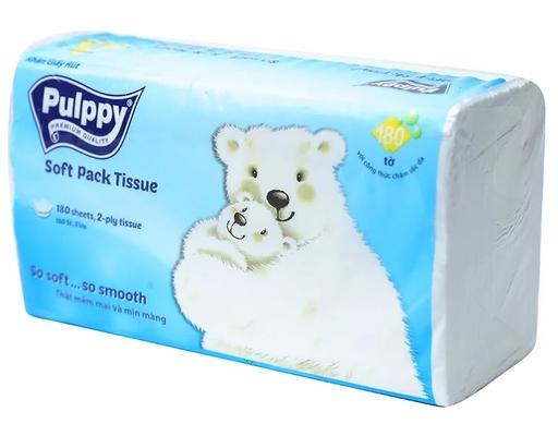 Khăn Giấy Rút 2 Lớp 180 Tờ Pulppy