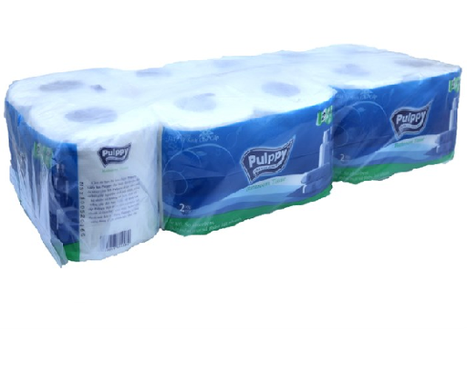 Giấy Vệ Sinh Cao Cấp 2 lớp 10 Cuộn Pulppy