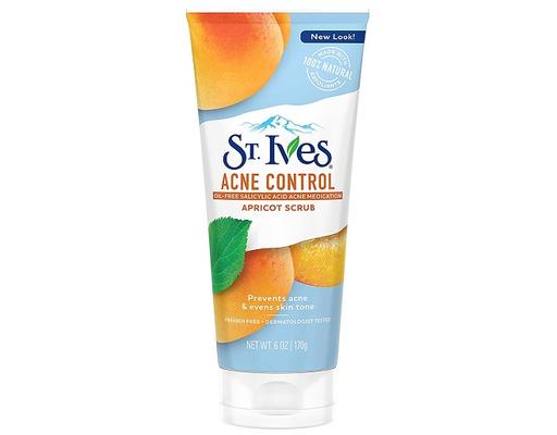 Sữa Rửa Mặt Tẩy Da Chết Cho Da Mụn Chiết Xuất Mơ 170g St.Ives