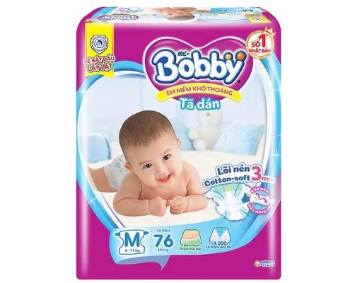 Bobby Tã Dán Siêu Mỏng Super M76 Cho Bé 6-10kg