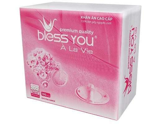 Khăn Ăn Cao Cấp Hold Me 33x33cm Bless You