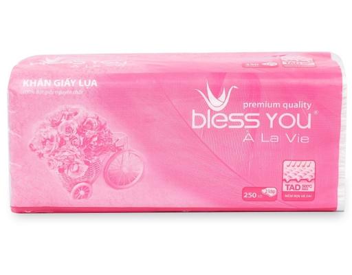 Khăn Giấy Đa Năng 2 Lớp Hold Me A La Vie 250 Tờ Bless You