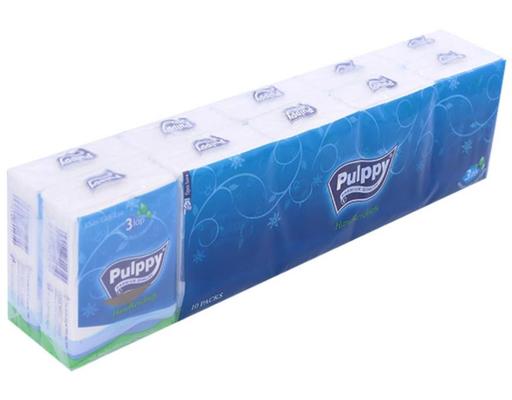 Khăn Giấy Lụa Bỏ Túi Compact - Lốc 10 Gói Pulppy