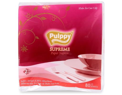 Khăn Ăn Supreme 80 Tờ Pulppy