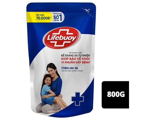 Sữa Tắm Sữa Dưỡng Ẩm Chăm Sóc Da Diệt Khuẩn 800g Lifebuoy