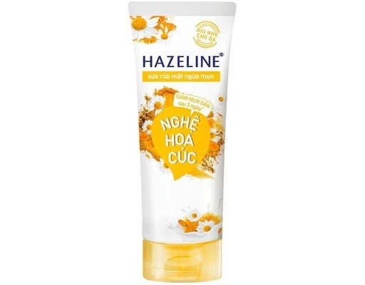 Sữa Rửa Mặt Nghệ Hoa Cúc Ngừa Mụn 100g Hazeline