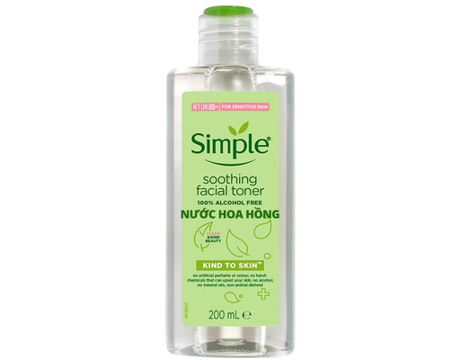 Nước Hoa Hồng Kind To Skin Soothing Facial 200ml Simple