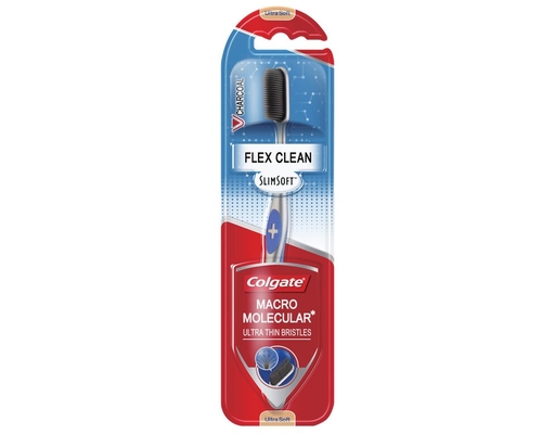 Bàn Chải Đánh Răng Slim Soft Flex Clean Charcoal 1 Cây Colgate