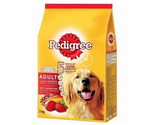 Thức Ăn Cho Chó Vị Bò Và Rau Củ 3kg Pedigree