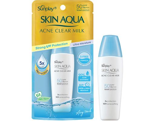 Sữa Chống Nắng Dưỡng Da Ngừa Mụn SPF50+ PA+++ 25g Sunplay