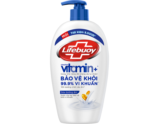 Nước Rửa Tay Vitamin Sữa Dưỡng Ẩm 450g Lifebuoy