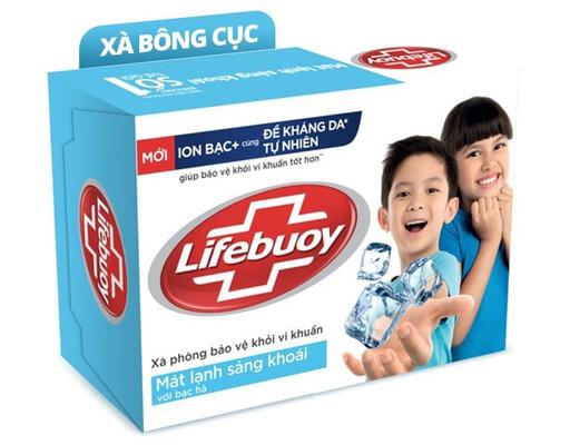 Xà Phòng Cục Diệt Khuẩn Mát Lạnh Sảng Khoái 90g Lifebuoy