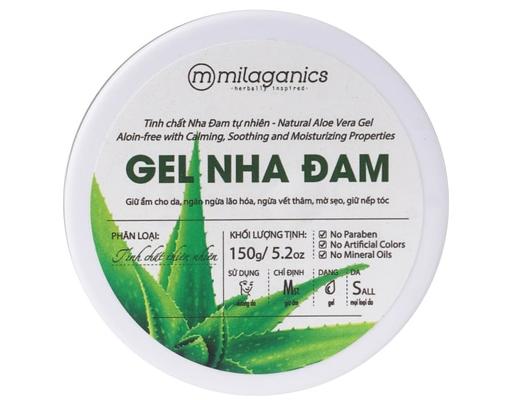 Gel Dưỡng Da Nha Đam 150g Milaganics