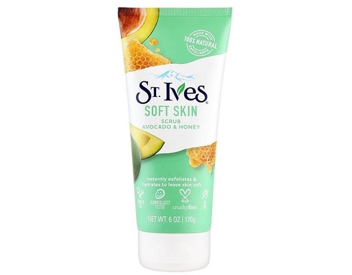 Sữa Rửa Mặt Tẩy Da Chết Chiết Xuất Bơ Và Mật Ong 170g St.Ives