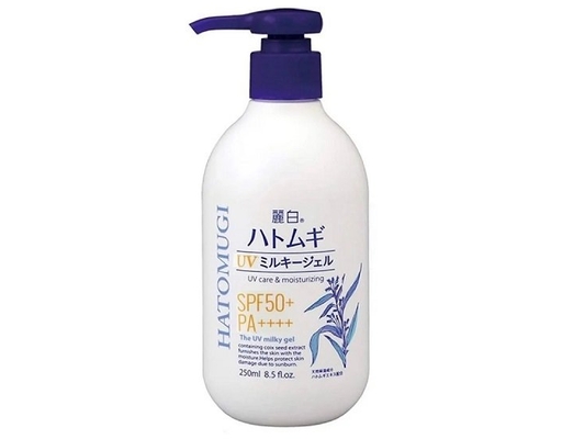 Gel Dưỡng Thể Chống Nắng Sáng Da SPF50+ PA++++ 250ml Hatomugi