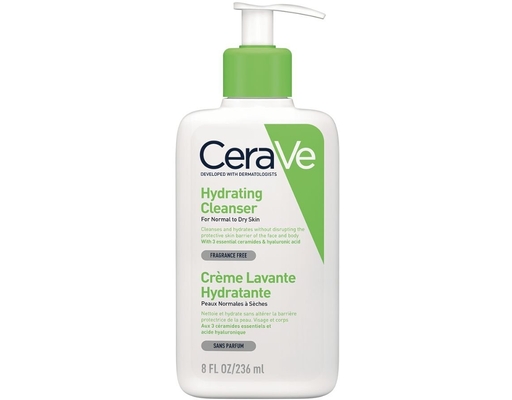 Sữa Rửa Mặt Làm Sạch Sâu Cho Da Thường Và Khô 236ml CeraVe