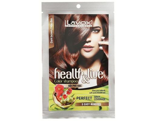 Gội Phủ Bạc Màu Nâu Sáng 30ml Lavox