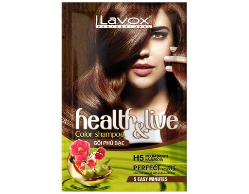 Gội Phủ Bạc Màu Nâu Mocha 30ml Lavox