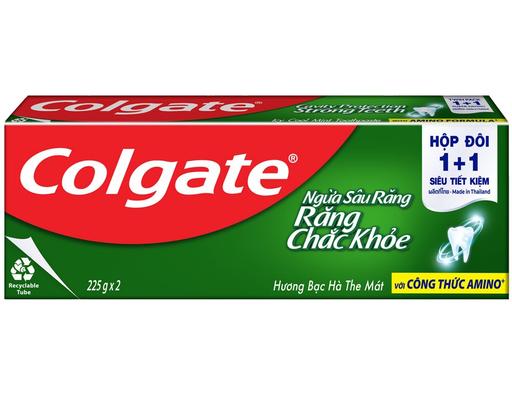 Bộ Đôi Kem Đánh Răng Ngừa Sâu Răng 2 x 225g Colgate
