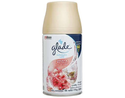 Lõi Chai Xịt Tự Động Hương Anh Đào & Lily 175g Glade