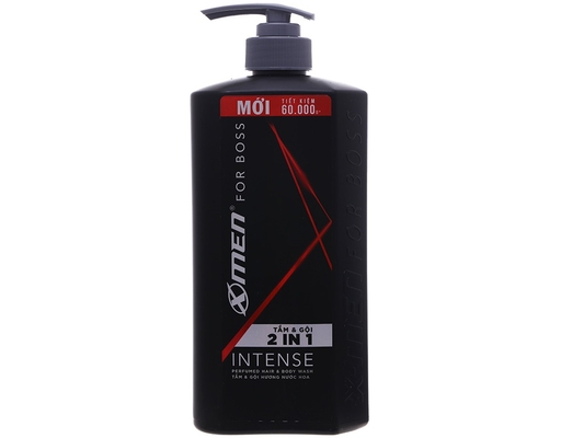 Tắm Gội Hương Nước Hoa Nam 2in1 For Boss Intense 650g X-Men