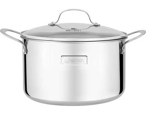 Nồi Inox Cao Cấp 3 Lớp Đáy Liền Tri-Max 18cm Elmich