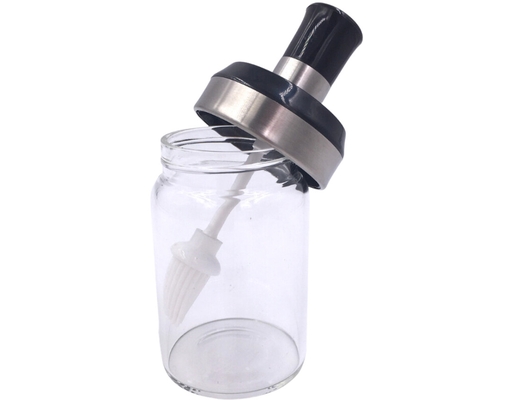 Lọ Gia Vị Thủy Tinh Có Chổi Quét OS6403 Super Chef