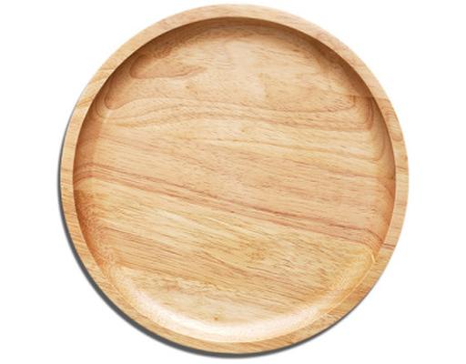 Khay Dĩa Tròn 20 20x20cm Gỗ Trường Sơn