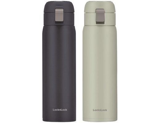 Bình Giữ Nhiệt Point One Touch 500ml Màu Xanh Mint LocknLock