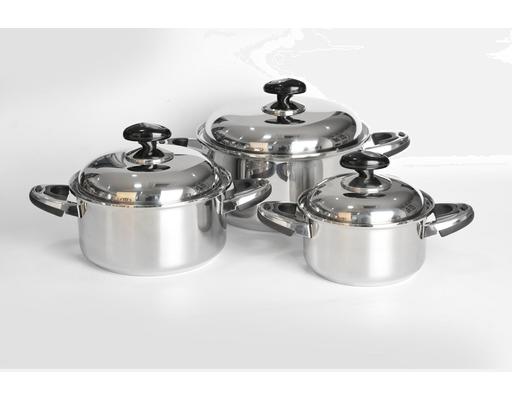 Bộ Nồi Inox 1 Đáy HCS1-06 Happy Cook