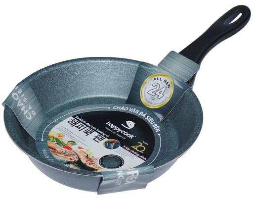 Chảo Cạn Chống Dính Vân Đá Bếp Từ 24cm CDD-24IH Happy Cook