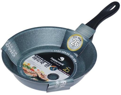 Chảo Cạn Chống Dính Vân Đá Bếp Từ 26cm CDD-26IH Happy Cook